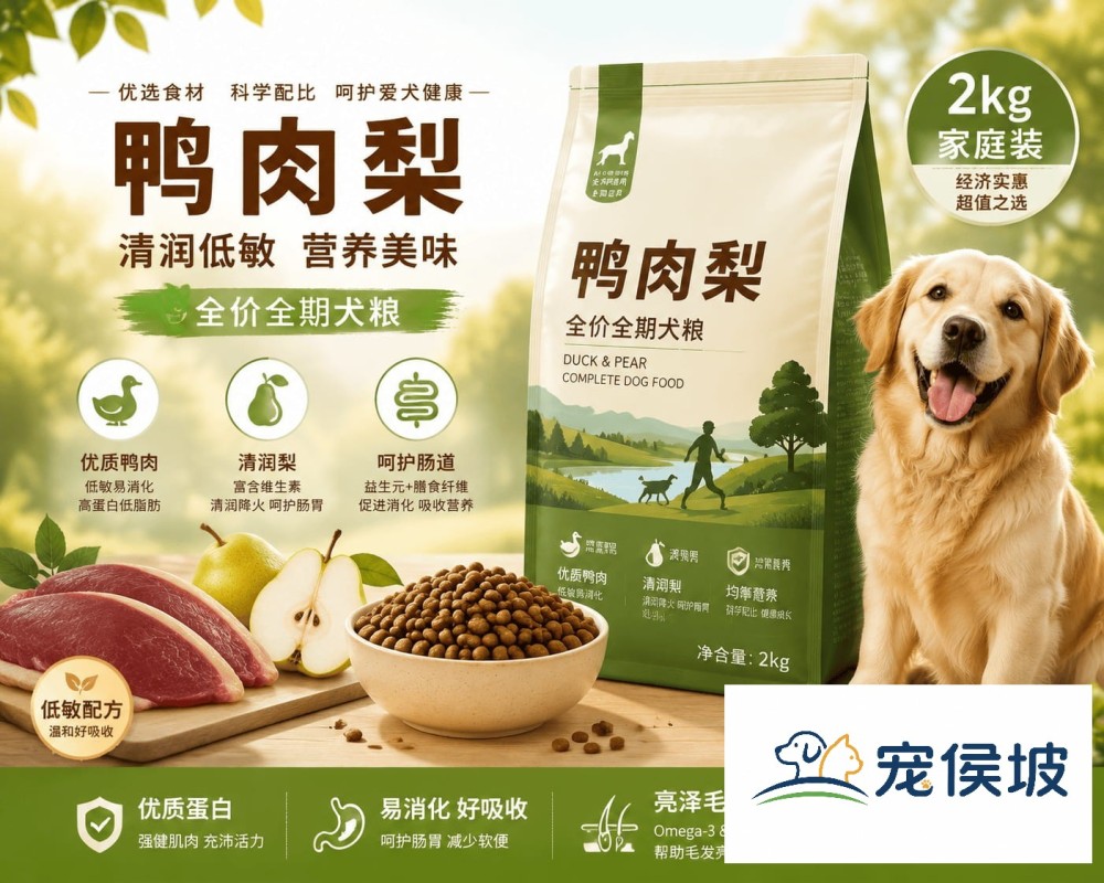 鸭肉梨狗粮 2kg